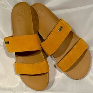 Reef Vista Double Strap Suede Slides